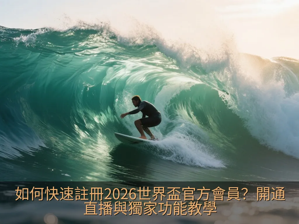 如何快速註冊2026世界盃官方會員？開通直播與獨家功能教學